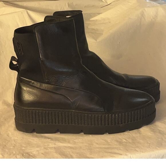 Puma Fenty by Rihanna Chelsea Sneaker Boot BLACK Size: 12 - Picture 2 of 13